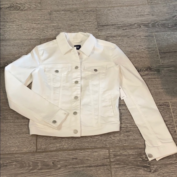 GAP Jackets & Blazers - NWT Gap White Jean Jacket